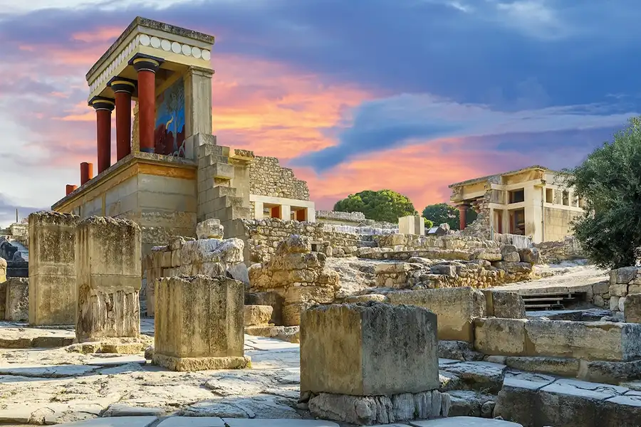 The palace of Knossos